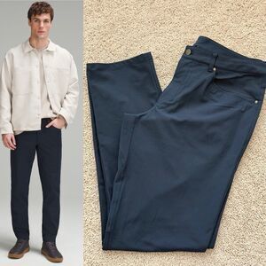 Lululemon ABC Classic-Fit 5 Pocket Pant  Warpstreme True Navy Size 34X34 Stretch